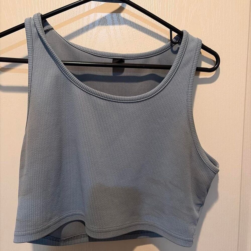 Unbranded Women's Blue Crop-top